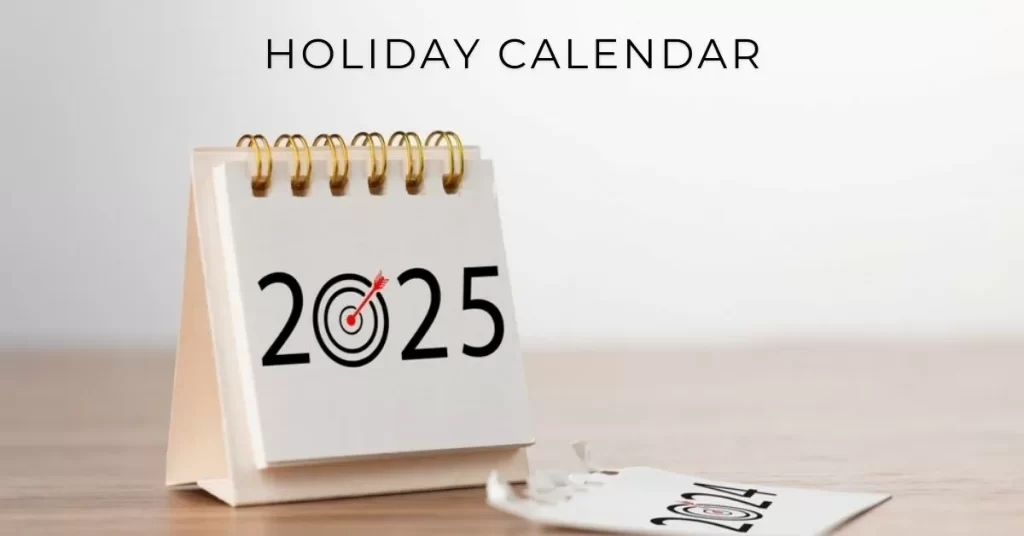 2025 Holiday Calendar free Job search Long Weekends